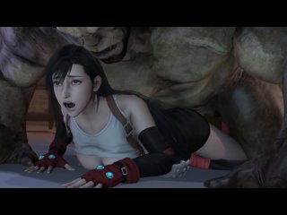 final fantasy hentai - tifa get fucked by a huge cock (with sounds)