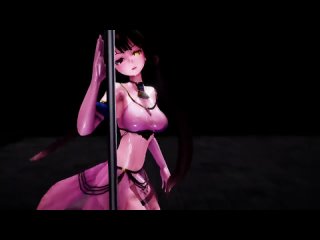 [mmd] pole dancing at tokiwazaki 3